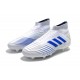 Adidas Predator Virtuso 19+ FG Zapatillas de Fútbol - Blanco Azul