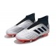 Adidas Predator 19+ FG Zapatillas de Fútbol - Plata Negro Rojo