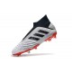 Adidas Predator 19+ FG Zapatillas de Fútbol - Plata Negro Rojo