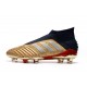 Adidas Predator 19+ FG Zapatillas de Fútbol - Oro Plata Rojo