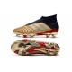 Adidas Predator 19+ FG Zapatillas de Fútbol - Oro Plata Rojo