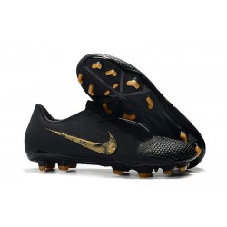 Botas de Fútbol de Phantom Venom Elite FG Nike Negro Oro