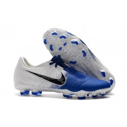 Botas de Fútbol de Phantom Venom Elite FG Nike Azul Blanco Negro