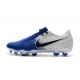 Botas de Fútbol de Phantom Venom Elite FG Nike Azul Blanco Negro