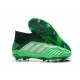 Adidas Predator 19+ FG Zapatillas de Fútbol - Verde Metal