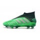 Adidas Predator 19+ FG Zapatillas de Fútbol - Verde Metal