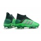 Adidas Predator 19+ FG Zapatillas de Fútbol - Verde Metal