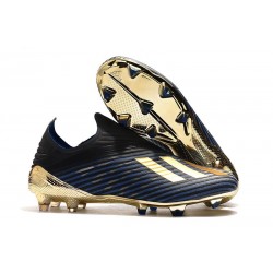 Botas de Fútbol para adultos adidas X 19+ FG Azul Negro Oro