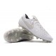 Botas de fútbol Nike Tiempo Legend VIII Elite FG Blanco Platino Gris 