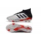 Zapatos de Fútbol Adidas Predator 19.1 FG - Metal Negro Rojo