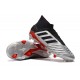 Zapatos de Fútbol Adidas Predator 19.1 FG - Metal Negro Rojo