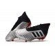 Zapatos de Fútbol Adidas Predator 19.1 FG - Metal Negro Rojo