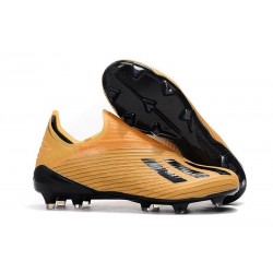 Botas de Fútbol para adultos adidas X 19+ FG Naranja Negro