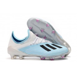 Zapatillas Futbol adidas X 19.1 FG Bianco Azul Negro
