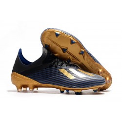 Zapatillas Futbol adidas X 19.1 FG Negro Oro Azul