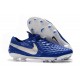 Botas de fútbol Nike Tiempo Legend VIII Elite FG Azul Blanco