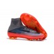 Botines Futbol Nike Mercurial Superfly V FG 2017 Gris Naranja