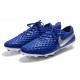 Botas de fútbol Nike Tiempo Legend VIII Elite FG Azul Blanco