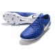 Botas de fútbol Nike Tiempo Legend VIII Elite FG Azul Blanco