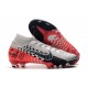 Zapatillas Nike Mercurial Superfly 7 Elite FG NJR Cromado Negro Rojo Platino