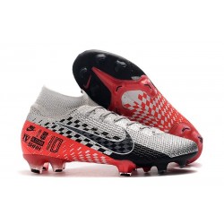 Zapatillas Nike Mercurial Superfly 7 Elite FG NJR Cromado Negro Rojo Platino
