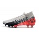 Zapatillas Nike Mercurial Superfly 7 Elite FG NJR Cromado Negro Rojo Platino