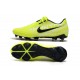 Phantom Venom Elite FG Nike Amarillo Fluorescente Blanco Obsidiana