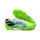Bota de fútbol adidas Nemeziz 19.1 FG Blanco Verde Azul