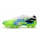 Bota de fútbol adidas Nemeziz 19.1 FG Blanco Verde Azul