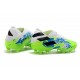 Bota de fútbol adidas Nemeziz 19.1 FG Blanco Verde Azul