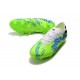 Bota de fútbol adidas Nemeziz 19.1 FG Blanco Verde Azul