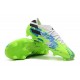 Bota de fútbol adidas Nemeziz 19.1 FG Blanco Verde Azul