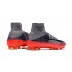 Botines Futbol Nike Mercurial Superfly V FG 2017 Gris Naranja