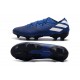 Bota de fútbol adidas Nemeziz 19.1 FG Azul Blanco