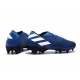 Bota de fútbol adidas Nemeziz 19.1 FG Azul Blanco