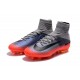 Botines Futbol Nike Mercurial Superfly V FG 2017 Gris Naranja