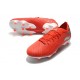Bota de fútbol adidas Nemeziz 19.1 FG Rojo Plata