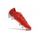 Bota de fútbol adidas Nemeziz 19.1 FG Rojo Plata