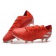 Bota de fútbol adidas Nemeziz 19.1 FG Rojo Plata