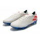 Bota de fútbol adidas Nemeziz 19.1 FG Blanco Rojo Azul