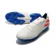 Bota de fútbol adidas Nemeziz 19.1 FG Blanco Rojo Azul