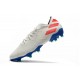 Bota de fútbol adidas Nemeziz 19.1 FG Blanco Rojo Azul