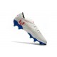 Bota de fútbol adidas Nemeziz 19.1 FG Blanco Rojo Azul