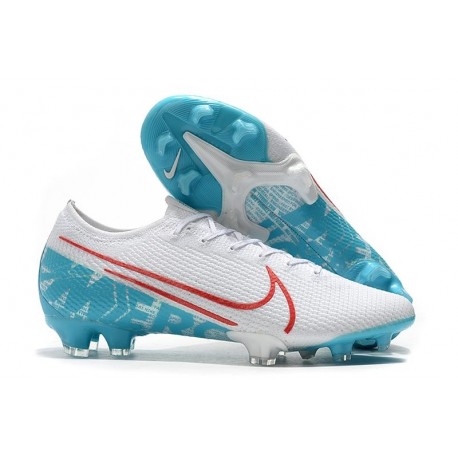 Botas de fútbol Nike Mercurial Vapor XIII Elite FG Blanco Azul