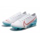 Botas de fútbol Nike Mercurial Vapor XIII Elite FG Blanco Azul