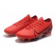 Botas de fútbol Nike Mercurial Vapor XIII Elite FG Rojo Negro