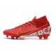 Zapatillas Nike Mercurial Superfly 7 Elite FG Rojo Blanco