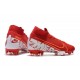 Zapatillas Nike Mercurial Superfly 7 Elite FG Rojo Blanco