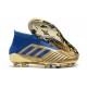 Adidas Botas de Fútbol Predator 19+ FG Oro Azul