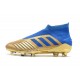 Adidas Botas de Fútbol Predator 19+ FG Oro Azul